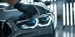 ניקוי פנסים לרכב