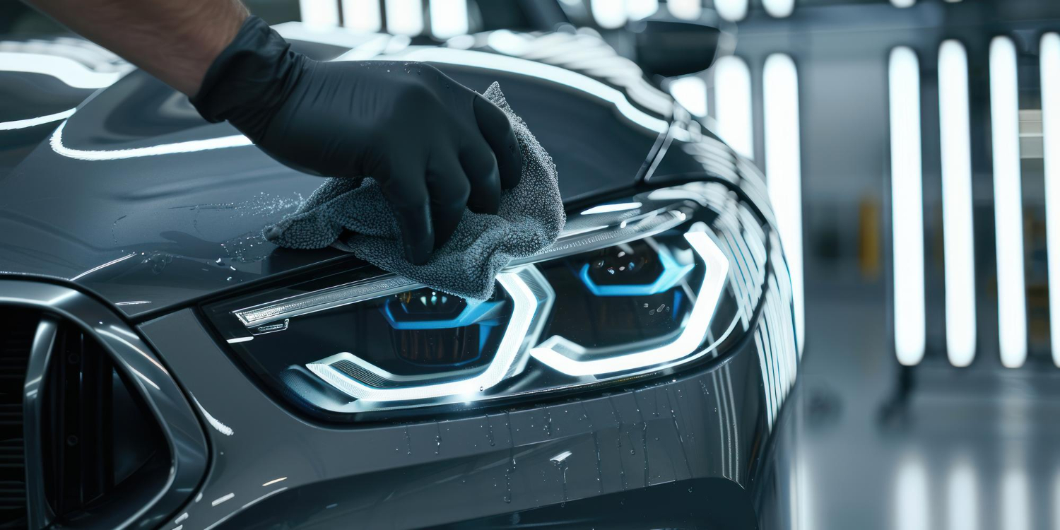 ניקוי פנסים לרכב